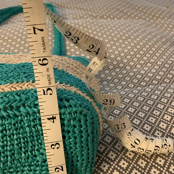 Swim/Beach bag - Handmade crochet raffia tote - Picture 6 of 6